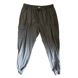 No Comment Plus NY LA gray sweatpants comfortable classy pockets soft casual